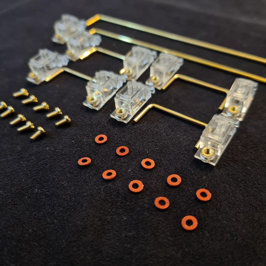 Durock Stabiliser V2 mechanical keyboard screw in Stabilizers (Clear