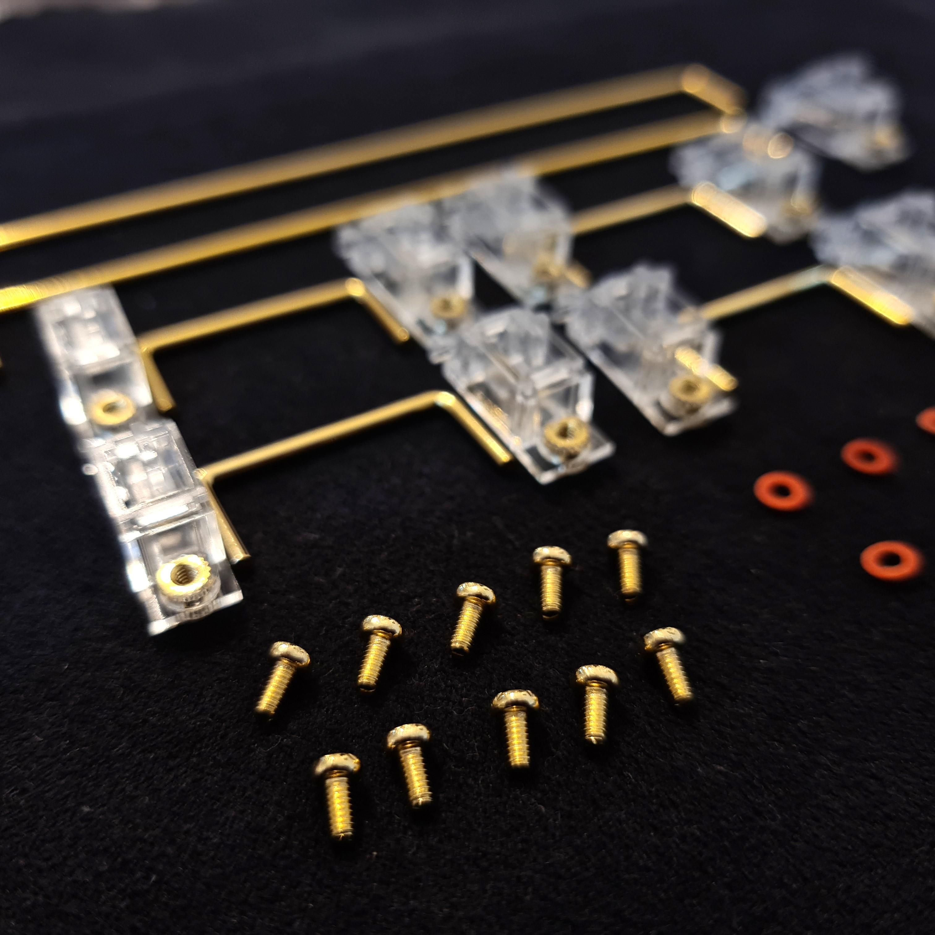 Durock Stabiliser V2 mechanical keyboard screw in Stabilizers (Clear