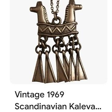 Vintage 1969 Scandinavian kalevala koru two-headed horse pendant necklace,  Women's Fashion, Jewelry & Organizers, Necklaces on Carousell