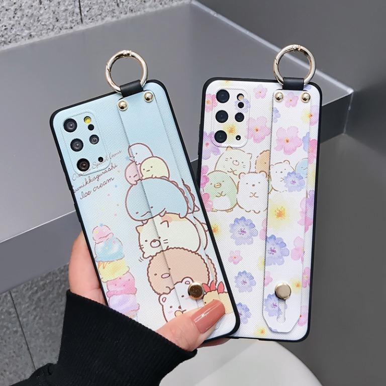 6147角落生物企鵝炸蝦白熊手帶支架三星samsung S Note 電話殼 手提電話 電話 平板電腦裝飾 手機套及手機殻 Carousell