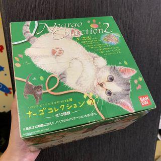 絕版 貓町物語 2代  貓町第二彈 貓咪盒玩 2003貓食玩