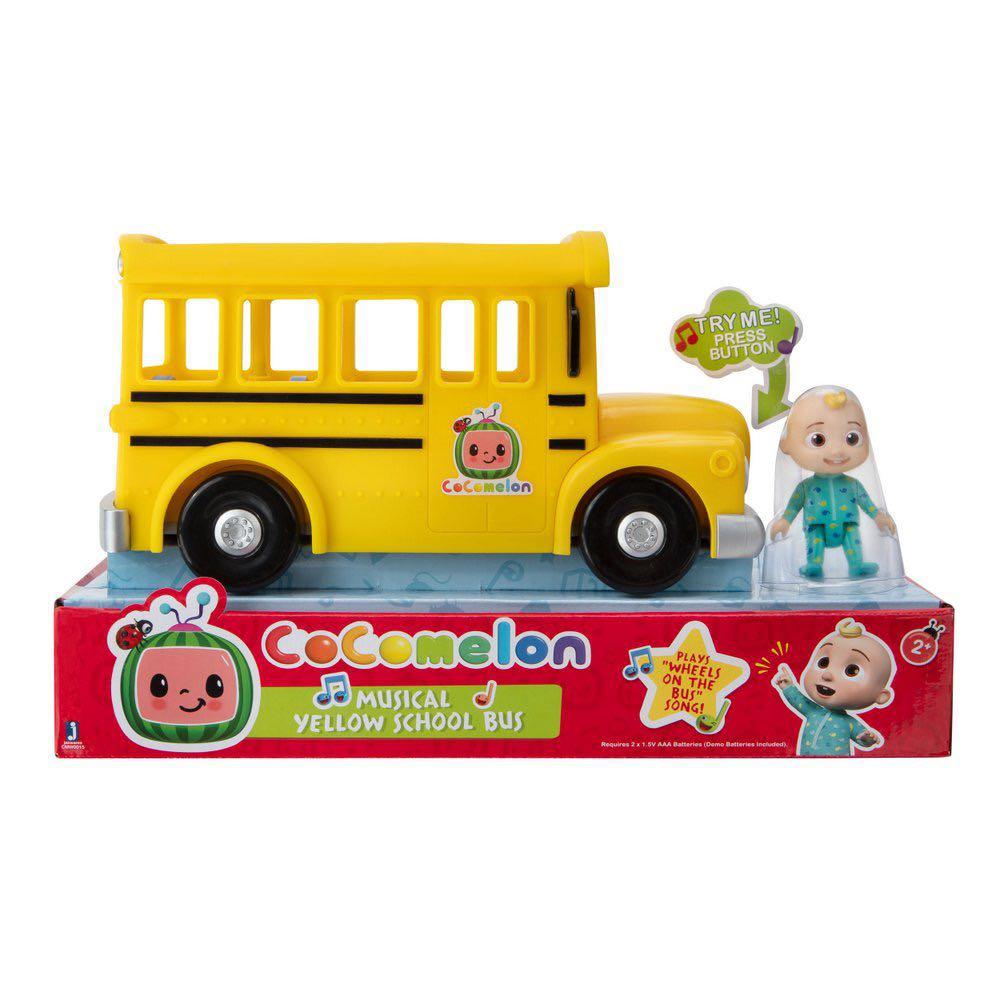 å¯æ„› Cocomelon School Bus é»ƒè‰²å·´å£«æ ¡å·´æ ¡è»Šå¡é€šå…'æ­Œjj å…¬ä»