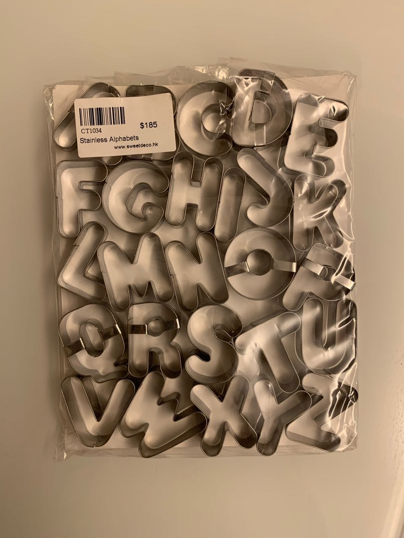 字母曲奇模alphabet Cookie Mould 廚房用具 Carousell 字母曲奇模alphabet Cookie Mould 廚房用具 Carousell