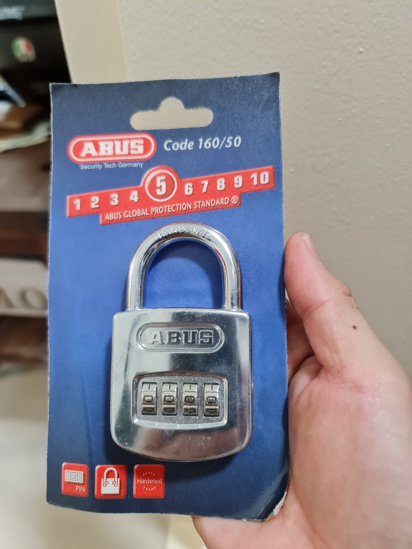 abus 3 digit combination lock
