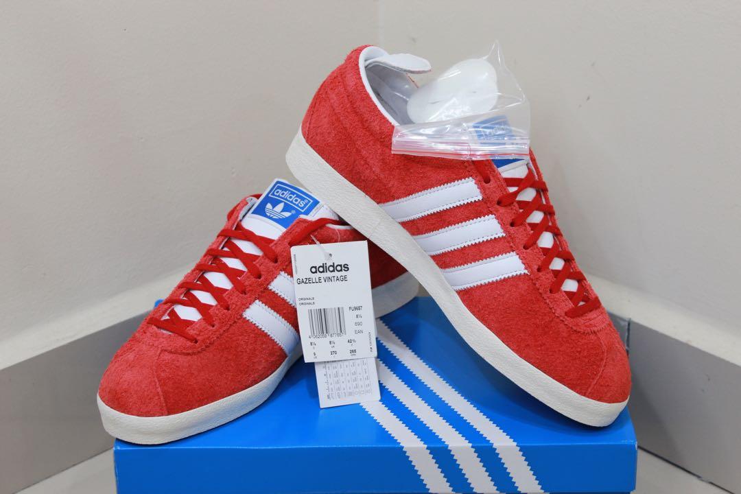 Adidas gazelle shop vintage red