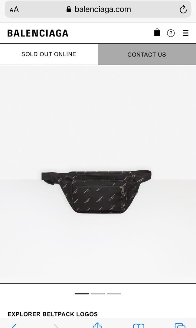 balenciaga fanny pack mens