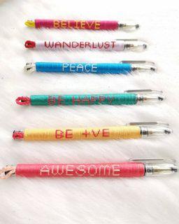 BESTSELLER!!  Christmas / Souvenior/Birthday / Wedding/ Company Gift - Customised Handwoven Pen