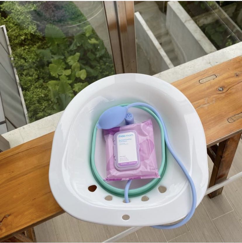 Brand New Sitz Bath + Frida Mom Perennial Medicated Wipes, Babies