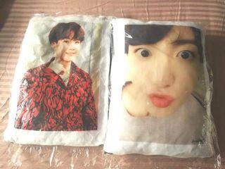 BTS Mini pillows and BlackPink Sling bag - Bundle