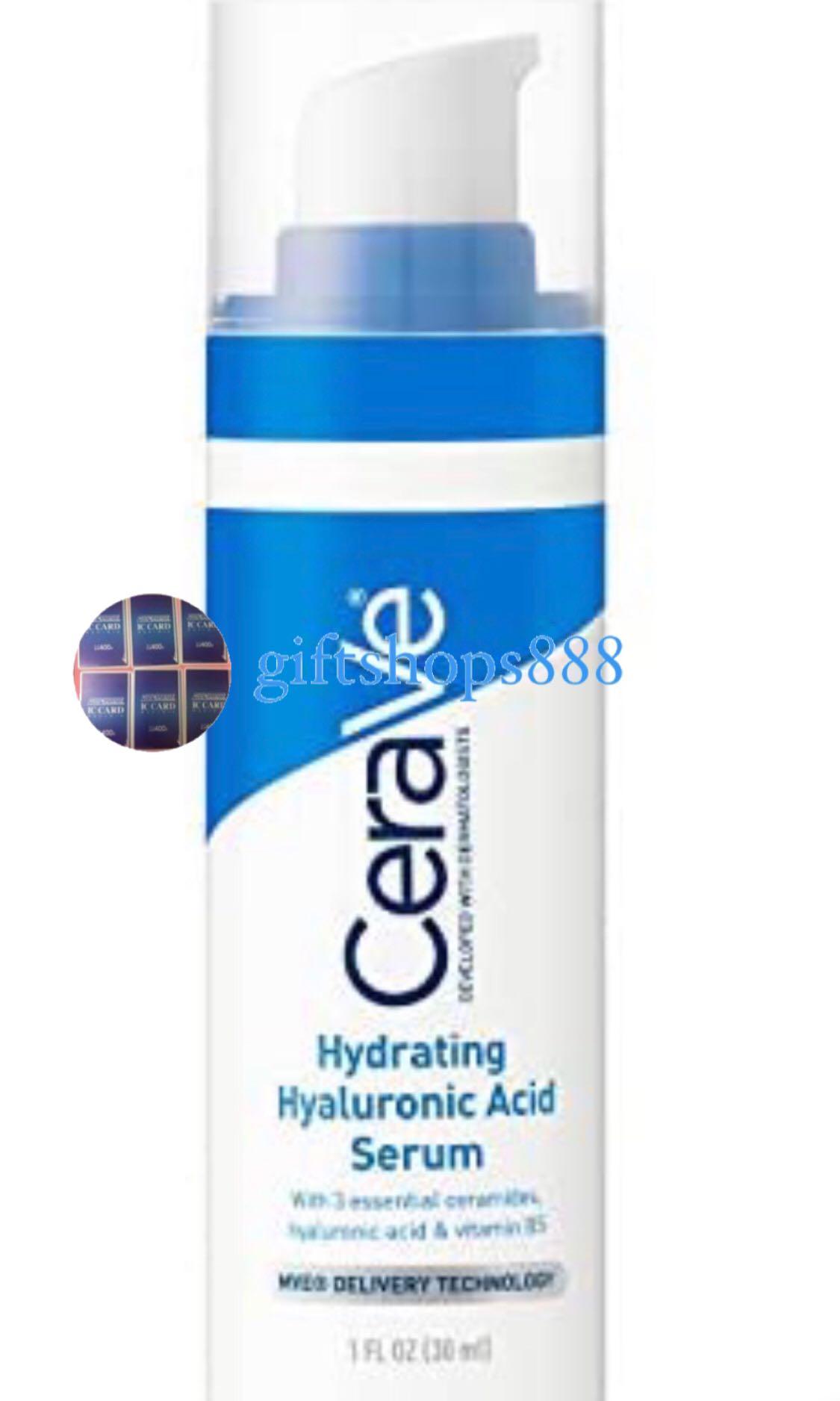 hydrating hyaluronic acid face serum cerave