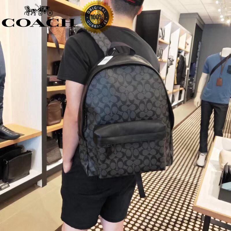 mens coach backpack