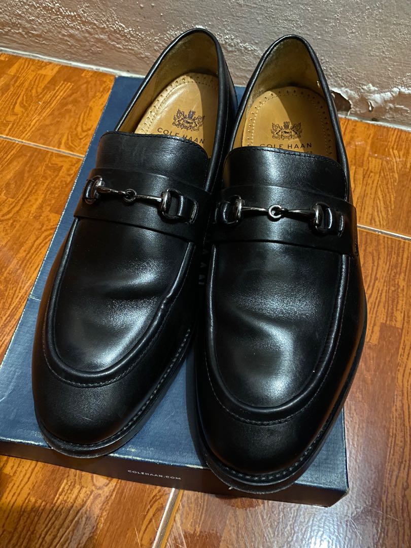 Cole haan discount black leather loafers