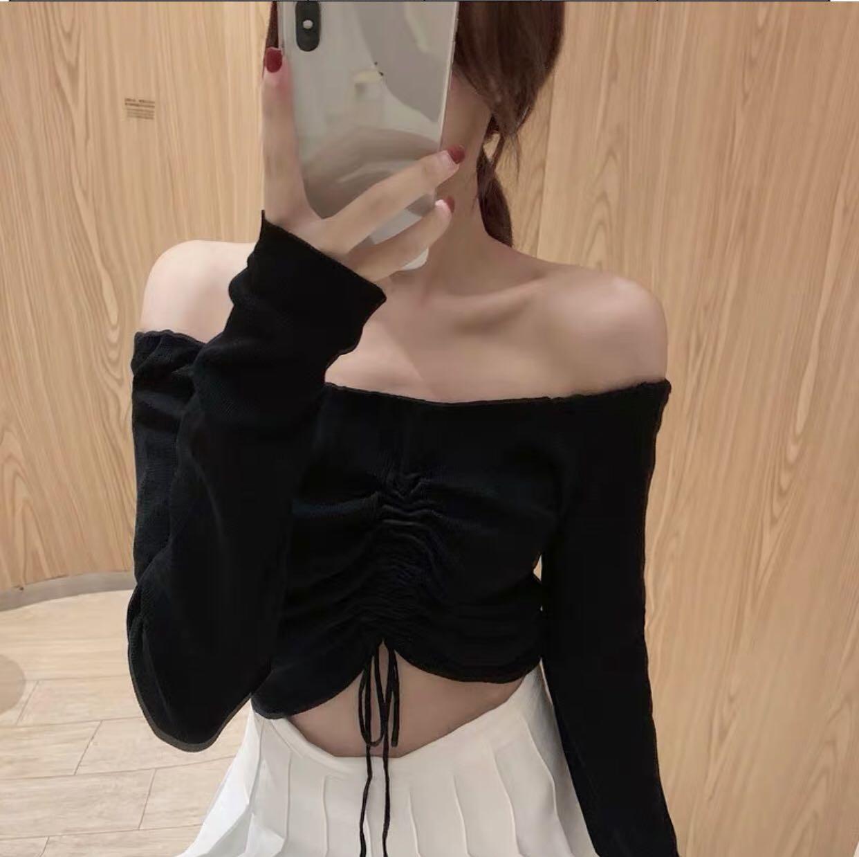 Off-the-shoulder top - Women's fashion