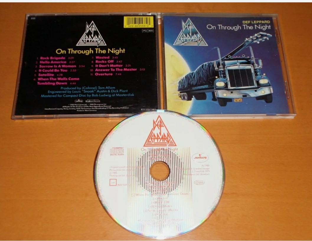 DEF LEPPARD On Through The Night, Hobbies  Toys, Music  Media, CDs   DVDs on Carousell