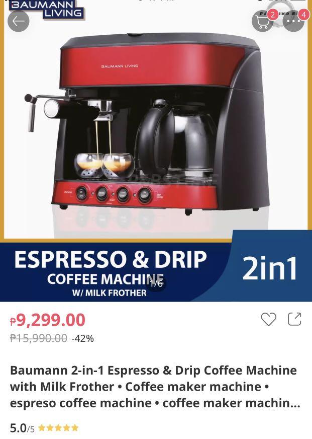 Espresso Machine Tv Home Appliances Kitchen Appliances Coffee Machines Makers On Carousell