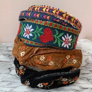 Floral Hairbands / Tribal Hairbands