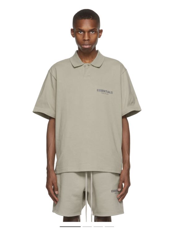 FOG Fear of God Essentials Polo Shirt, Men's Fashion, Tops & Sets