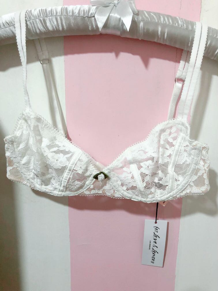 For Love and Lemons for Victoria's Secret Lou Lace Bra S, Women's Fashion,  Dresses & Sets, Traditional & Ethnic wear on Carousell