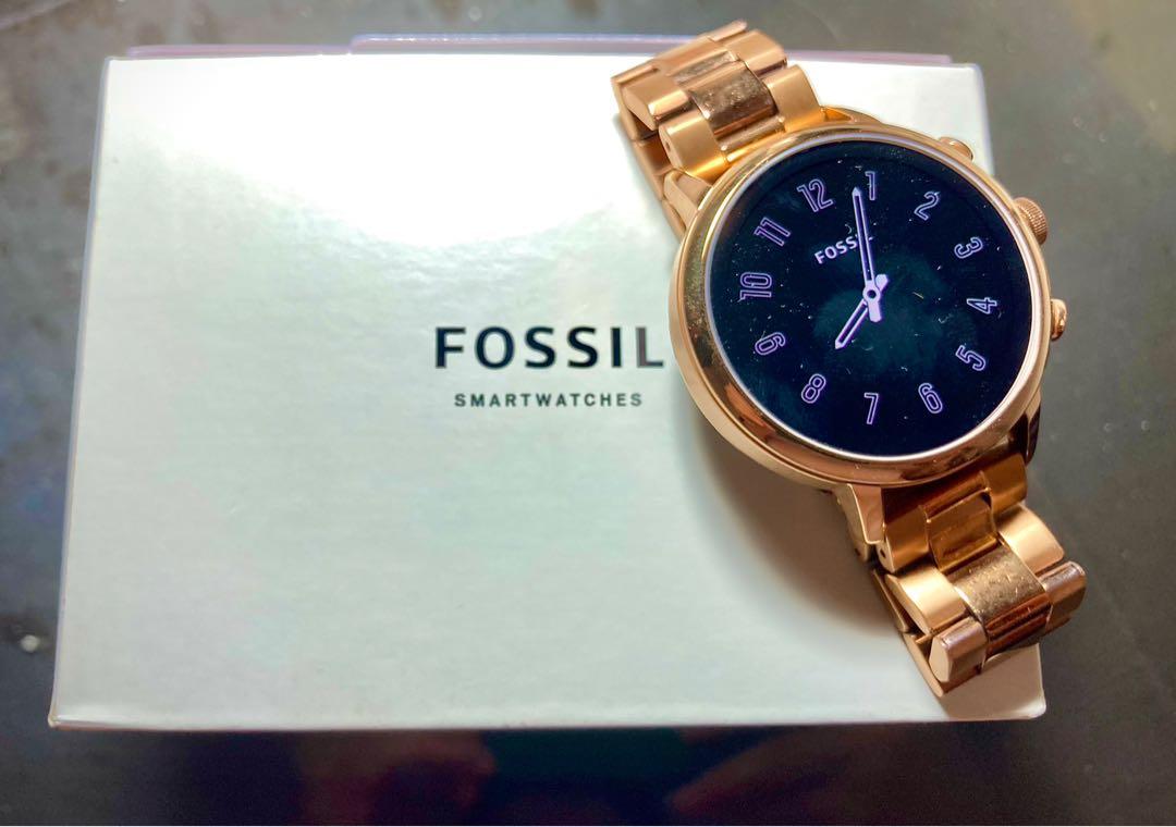 FOSSIL GEN 4 SMARTWATCH VENTURE HR ROSE GOLD TONE STAINLESS STEEL Luxury Watches on Carousell