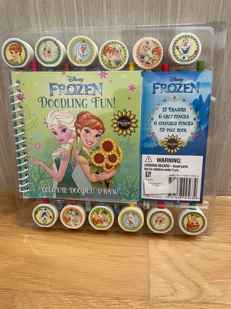 Frozen coloring set, Books & Stationery, Stationery on Carousell