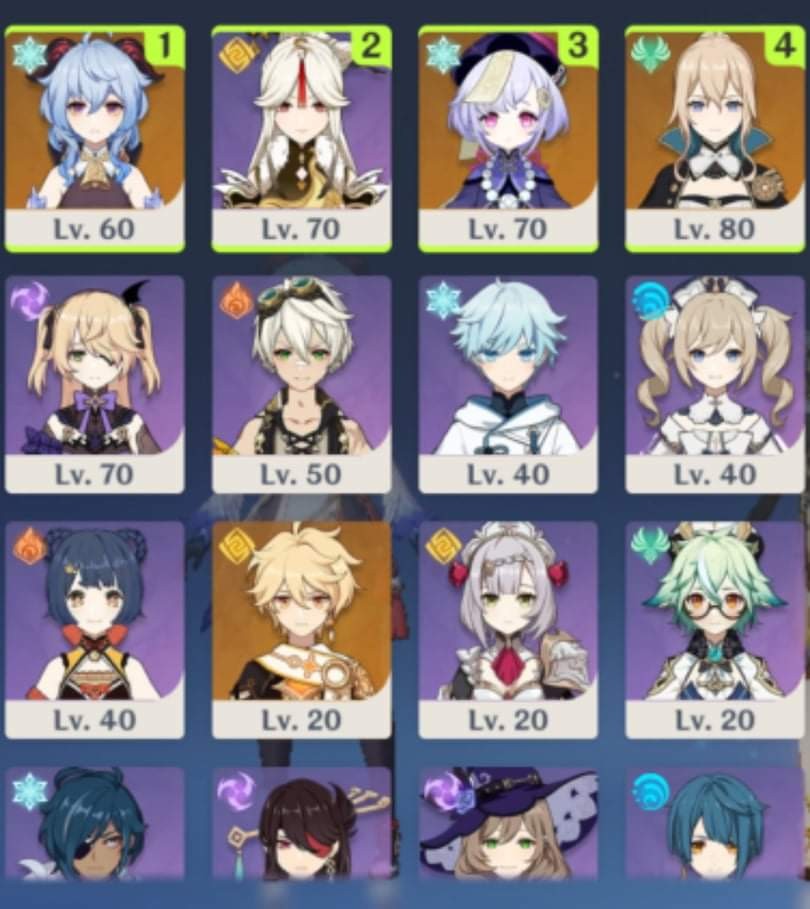 GANYU + HARP BOW + JEAN + QIQI (AR46) GOOD ARTIFACTS ASIA, Video Gaming