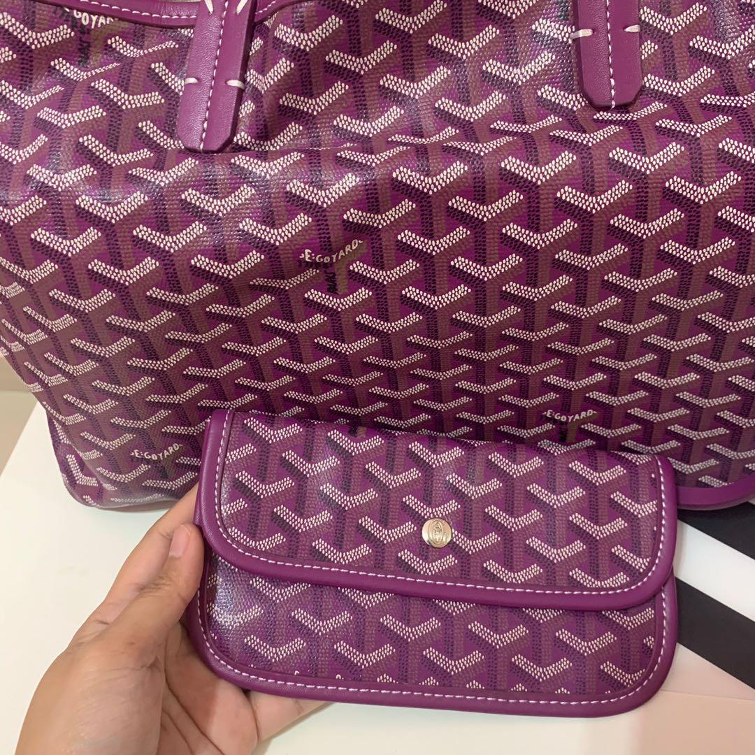 Goyard purple tote online