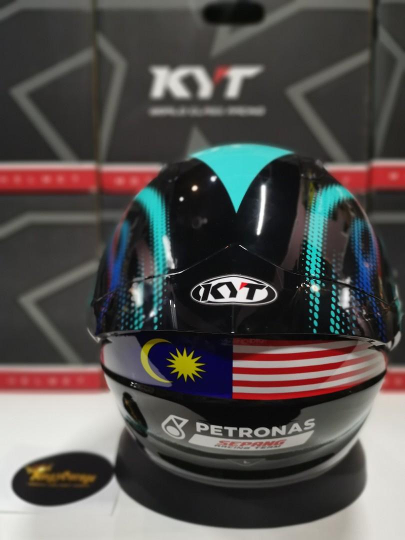 Helmet KYT NFJ Petronas SRT 2.0 V2, Auto Accessories on Carousell