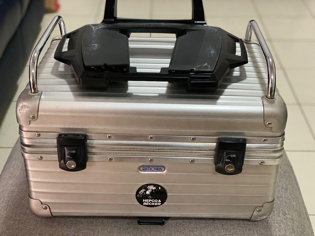 Rimowa motorcycle luggage top
