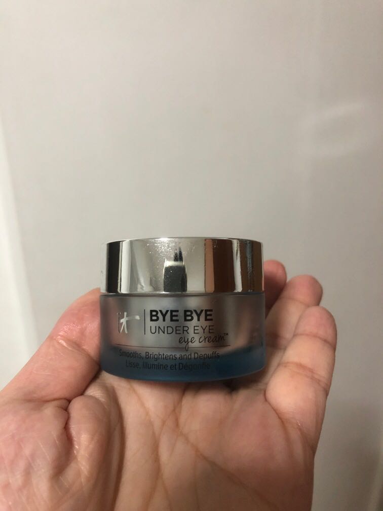 bye bye under eye cream