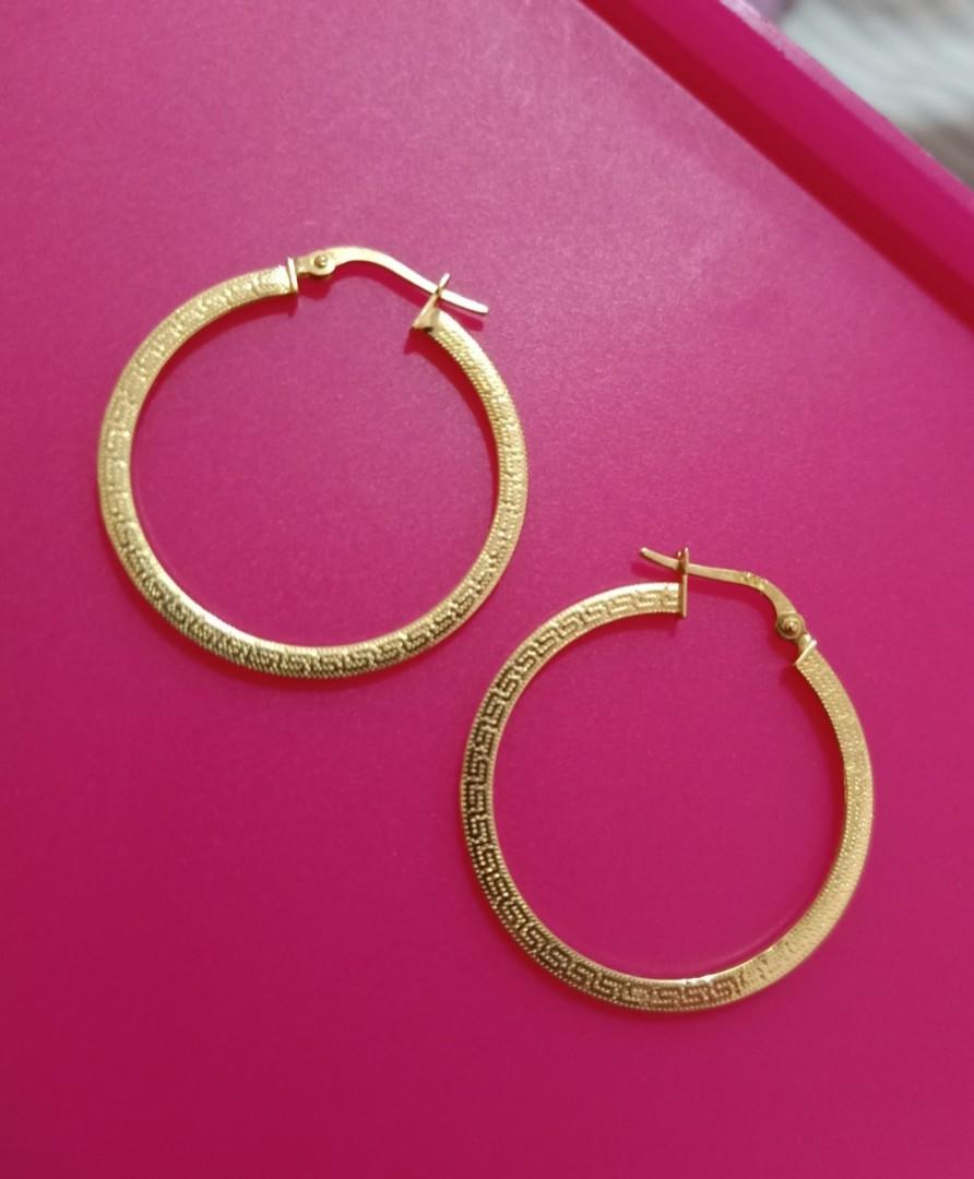 k18金-BIG LOOP デザイン EARING www.cicc.ky