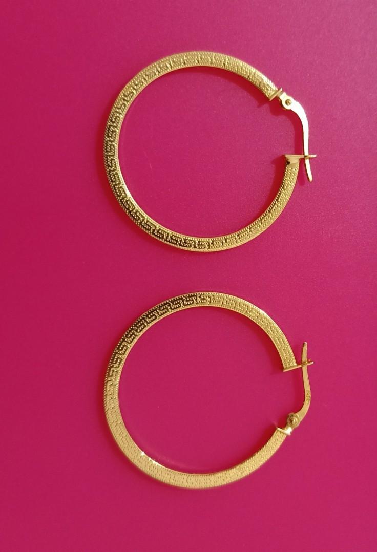 k18金-BIG LOOP デザイン EARING www.cicc.ky