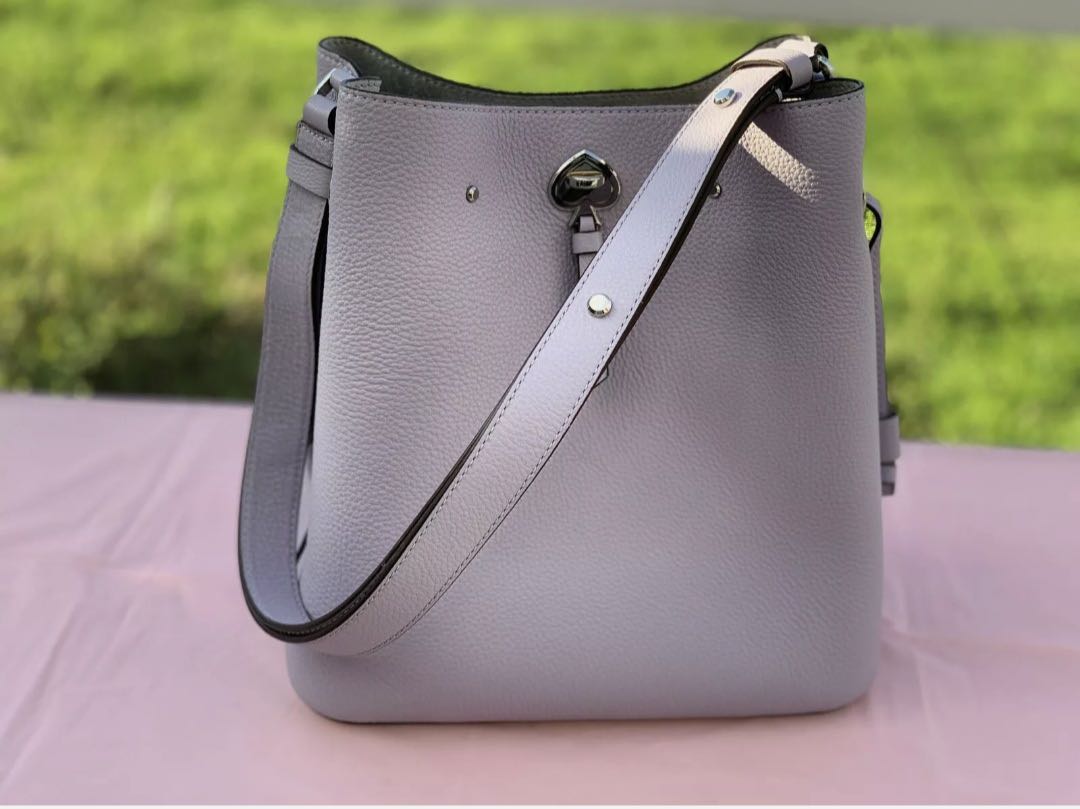 Kate Spade Marti Small Bucket Bag, Grey Cat - Handbags & Purses