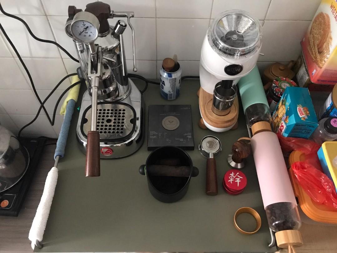 La Pavoni Professional PLH lever espresso machine upgraded with