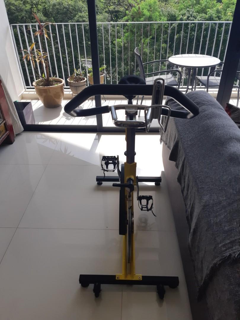 LeMonde Original Stationary Spin Bike Sports Equipment Exercise Fitness Cardio Fitness Machines on Carousell