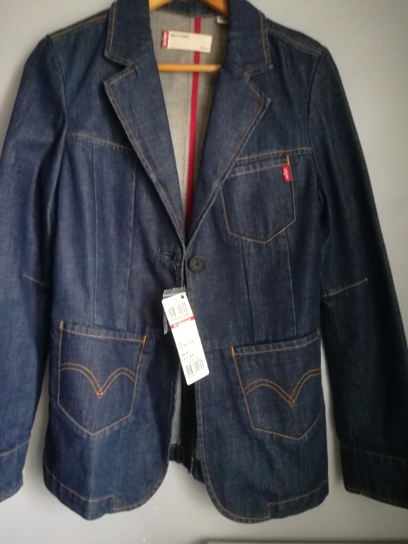 Levi's red hotsell tab denim jacket