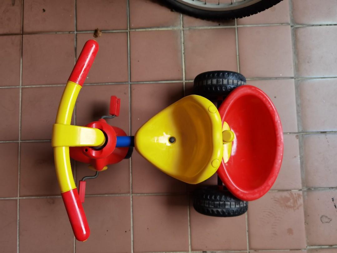 Little Tikes tricycle with push handle, Babies & Kids, Infant Playtime