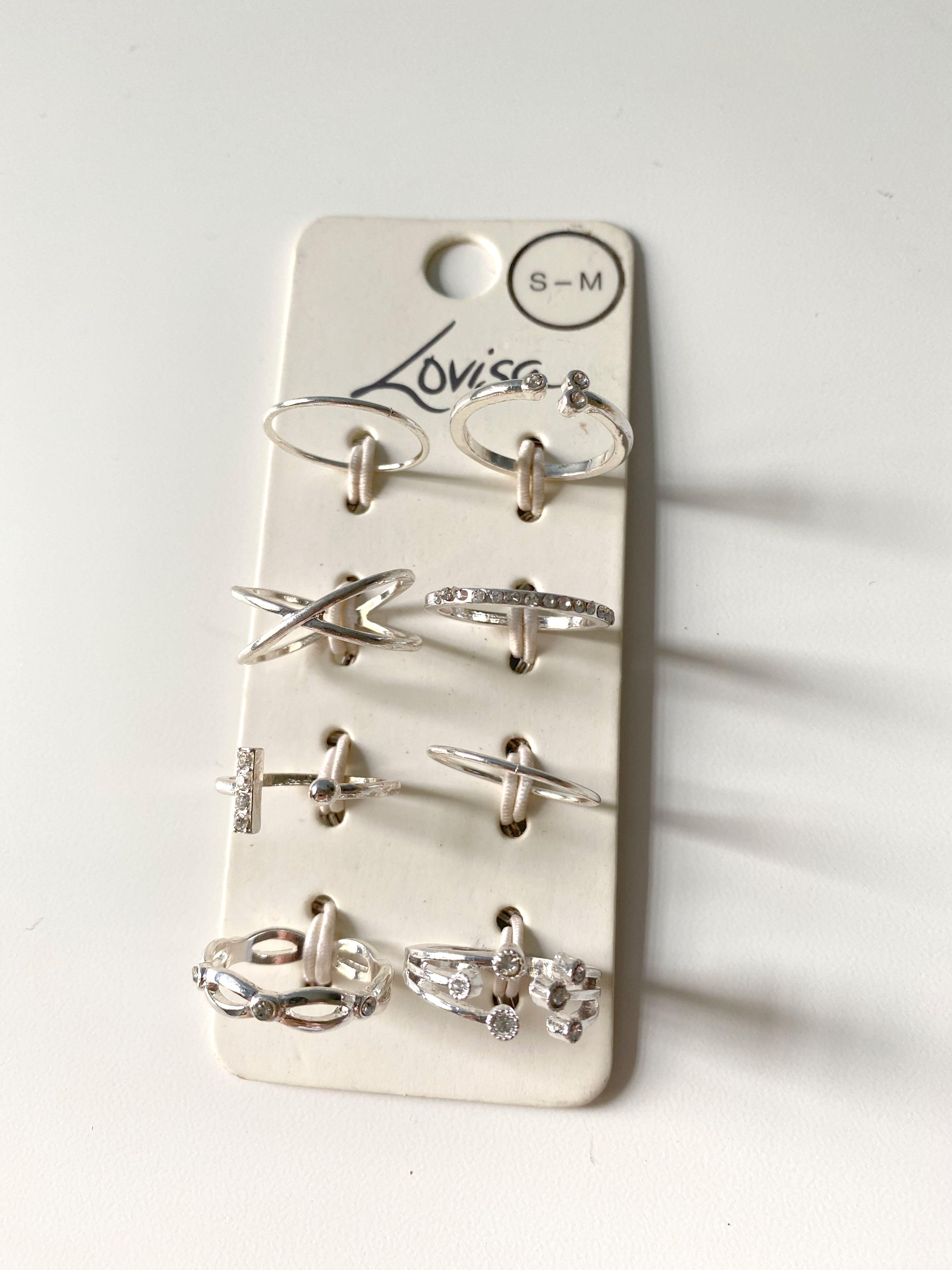 Lovisa Rings Set of 8