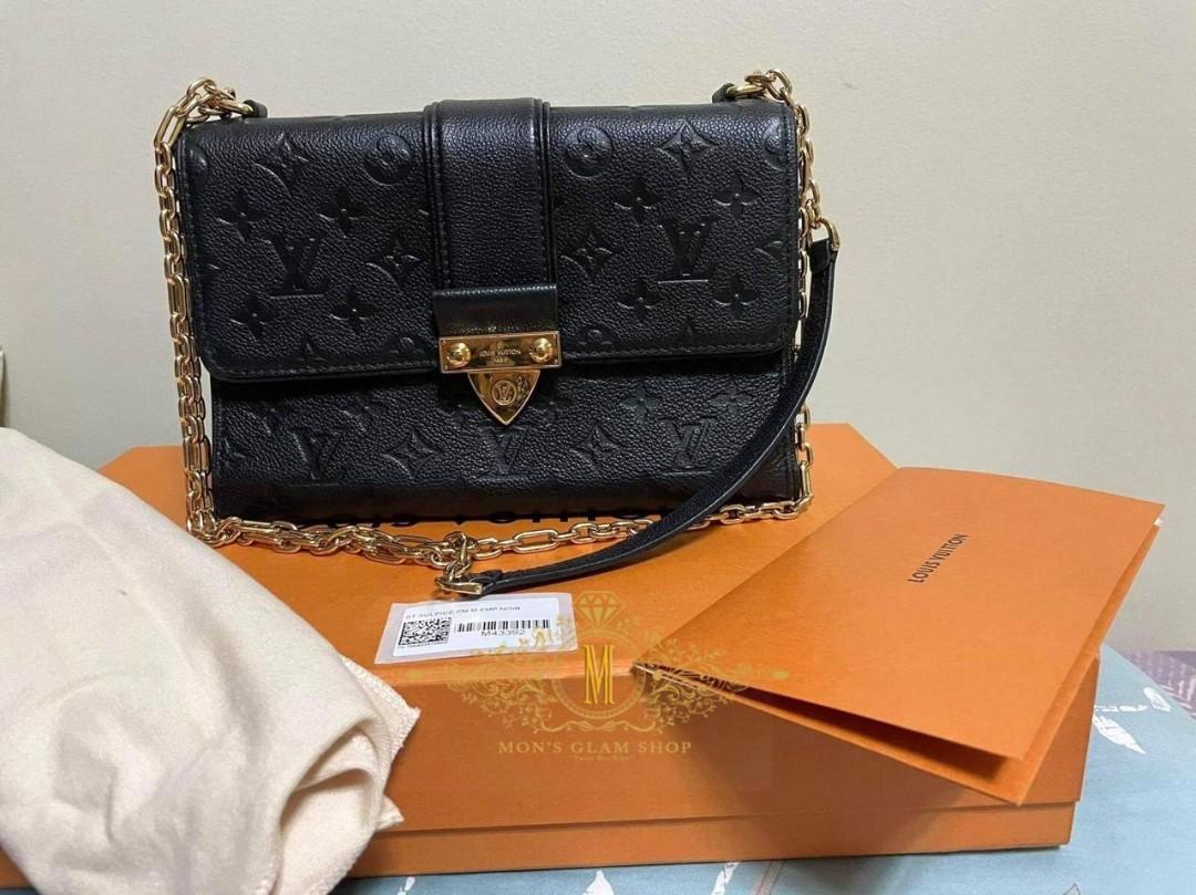Louis Vuitton Saint Sulpice Handbag Pins Monogram Empreinte Leather PM at  1stDibs