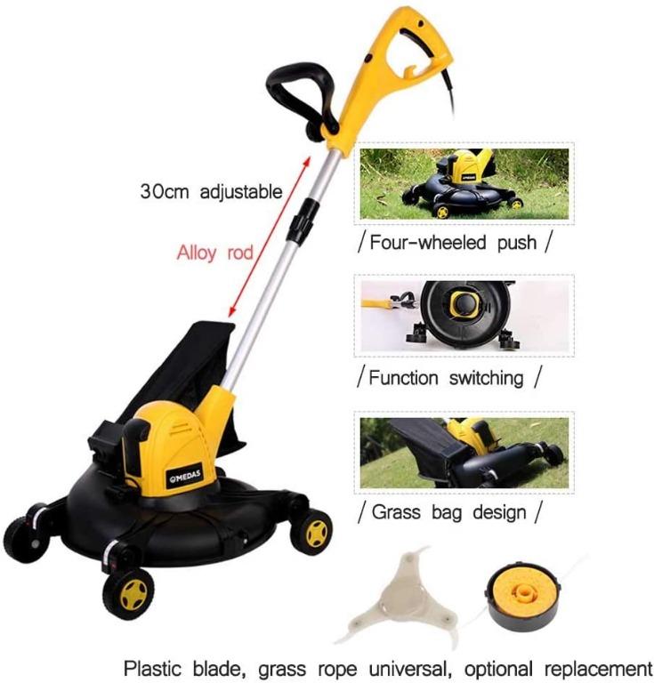 MEDAS 400600w Electric Lawn Mower Automatic Line Home Mower Small