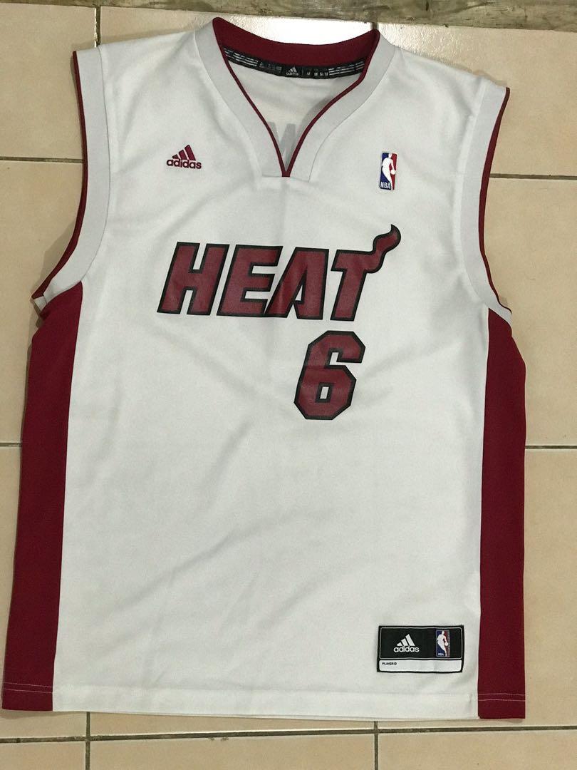 Miami Heat Lebron James 6 Adidas Jersey 