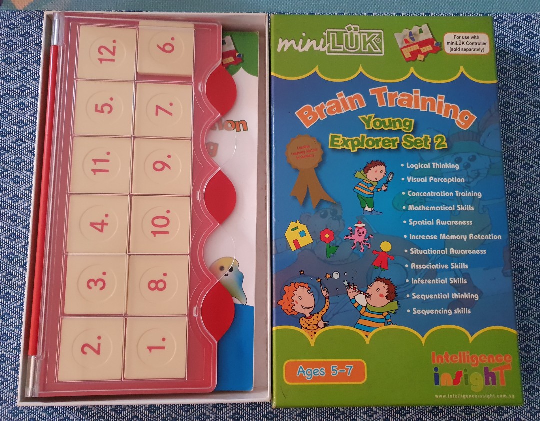 MiniLUK Brain Training Young Explorer Set Boggle, Hobbies  Toys, Toys   Games on Carousell