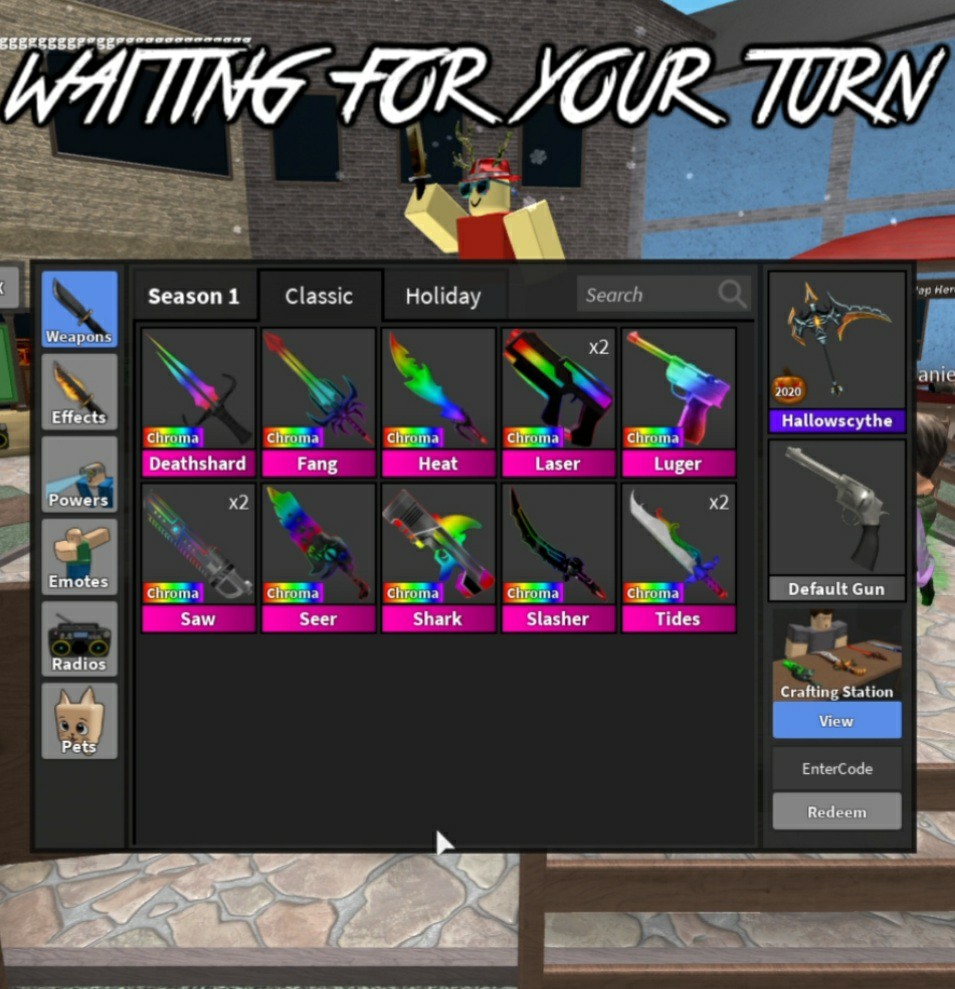 Mm2 Chroma Gun Knife Restock Murder Mystery 2 Roblox Video Gaming Gaming Accessories Game Gift Cards Accounts On Carousell - roblox mm2 deathshard