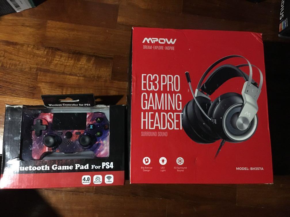 ps4 controller headset