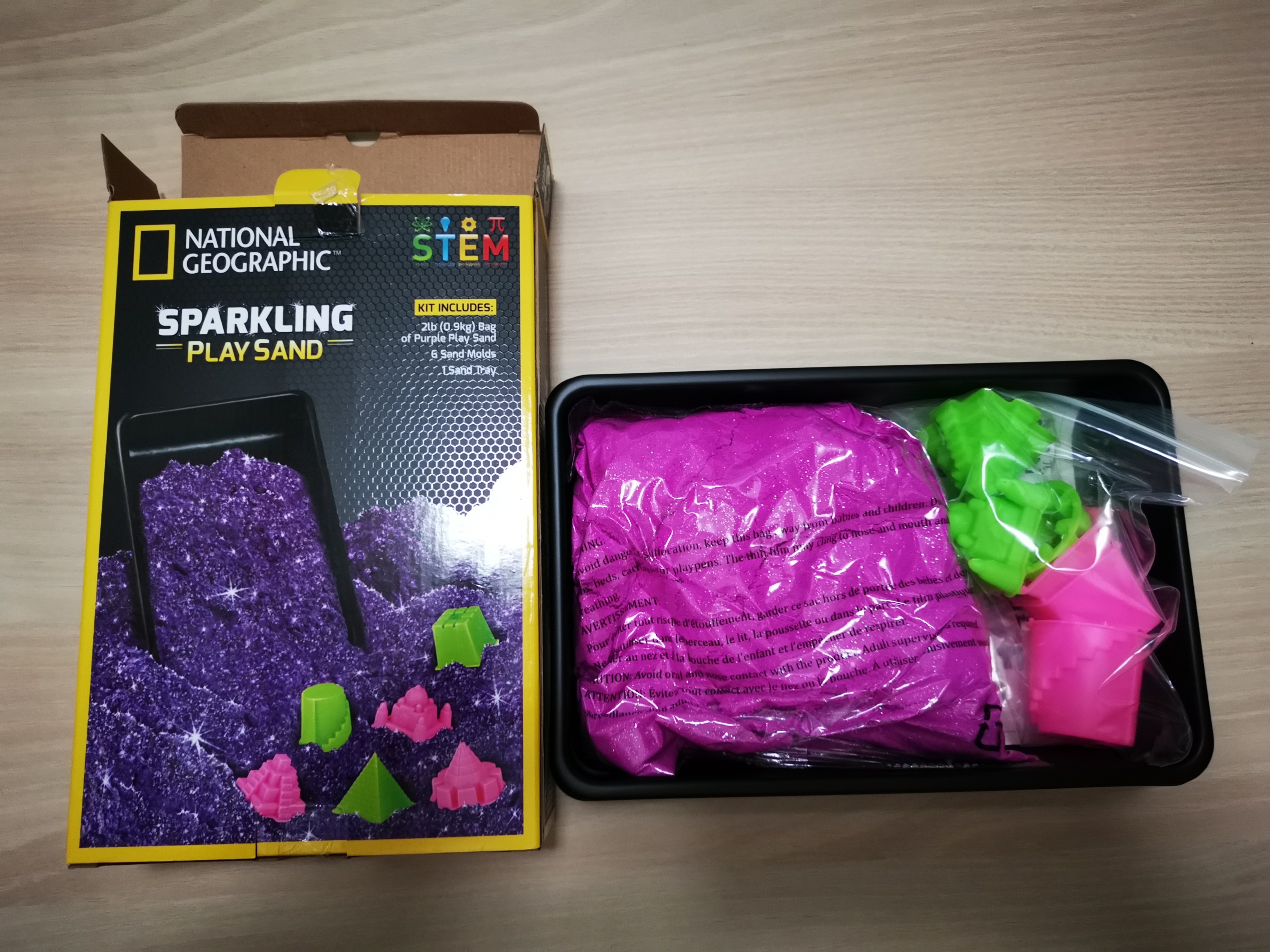 National Geographic STEM Kit sparkling play sand Hobbies Toys