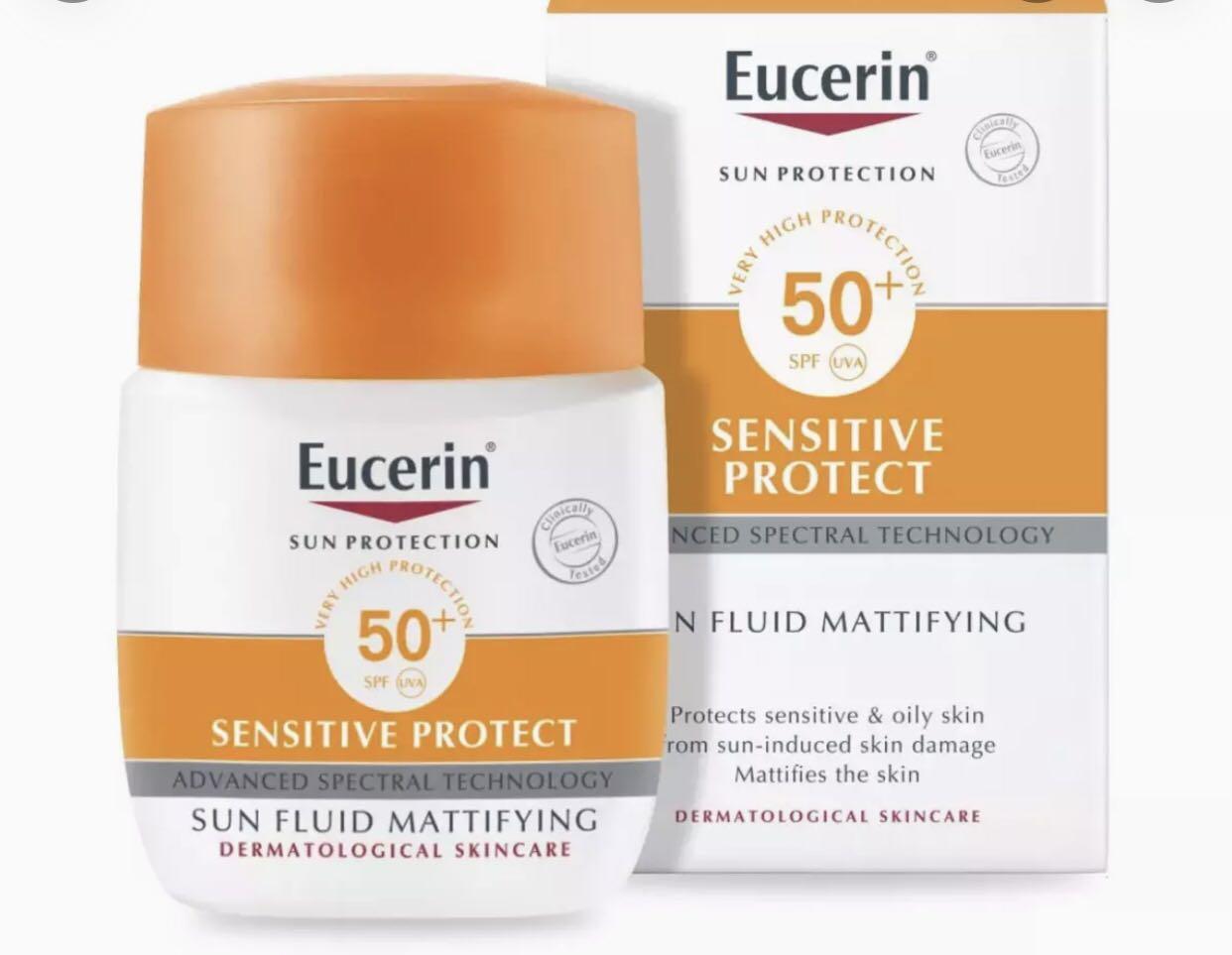 eucerin sun fluid mattifying spf 50