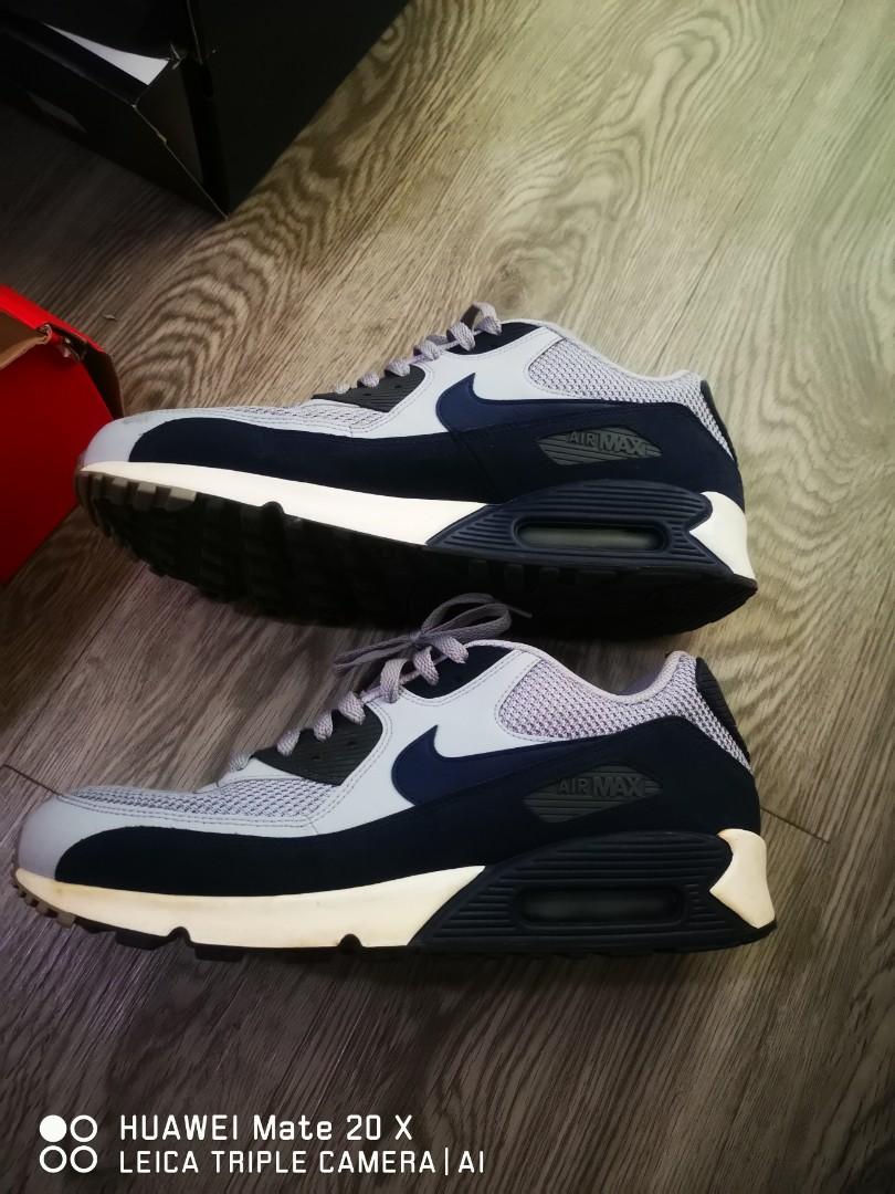 Air Max 90 Essential Wolf Grey Binary Blue Dark Grey White 537384-064 -  Sepsport