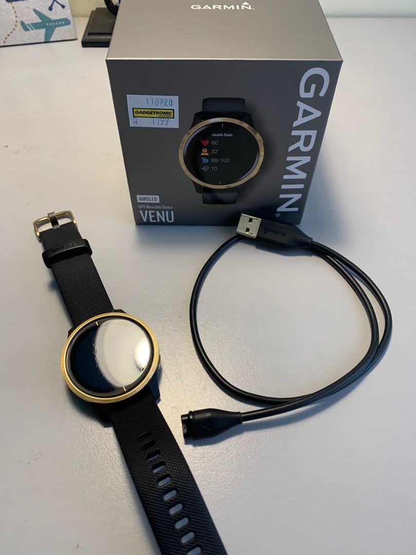 Garmin venu negro gold deals