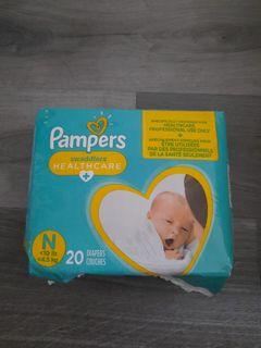 Pampers Swaddlers Diapers, Newborn (Up to 10 lbs.), 20 Count