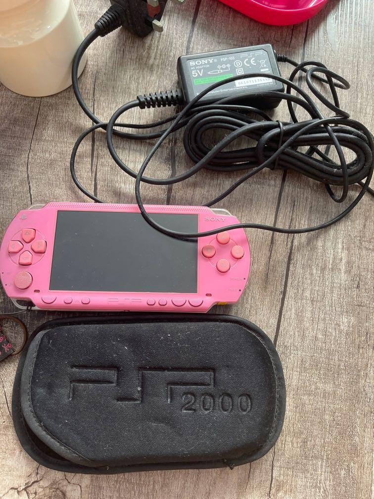Pink PSP 1000, Video Gaming, Video Game Consoles, PlayStation on Carousell