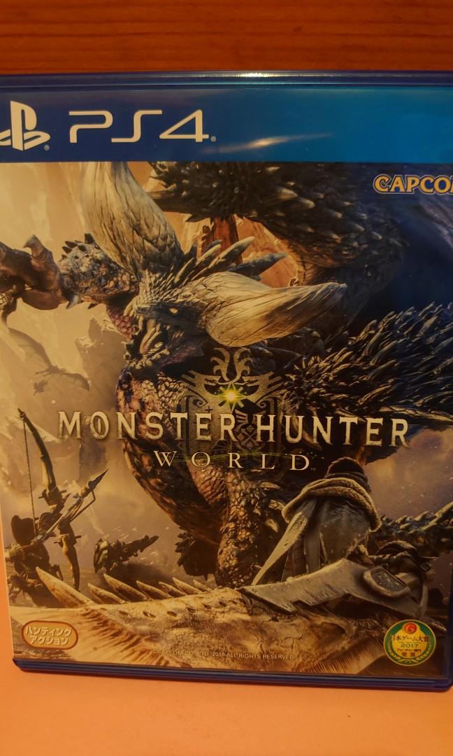 Ps4 Game Monster Hunter World Mhw 魔物獵人世界中文版 遊戲機 遊戲機遊戲 Carousell